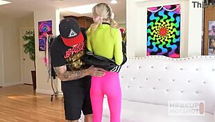 Leashed whore chanel shortcake gets facialized