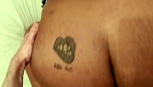 Ebony bbw stepdaughter enjoys holiday with stepdad