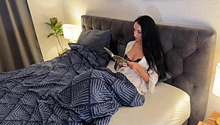 stepson fucks stepmom hard on rainy night, moaning in taboo pleasure