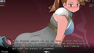 Yume-Same's giantess defeat scene unfolds casually