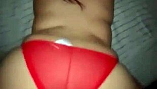 I admire my mother-in-law's nice ass