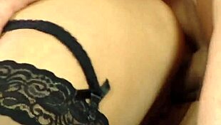 the sexy escort engages in anal play and doggystyle fucking