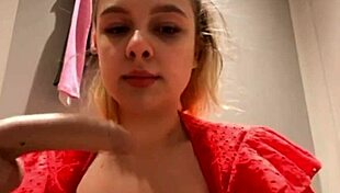 Extreme anal fingering in public