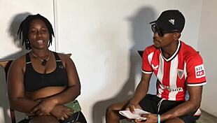 chatting with a top nigerian female model during casting