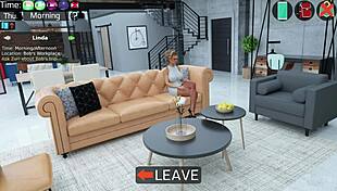 Milfy city part 5, helping my big step sister with her work in this 3d hentai game.