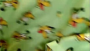 Trying on a new outfit in the bedroom