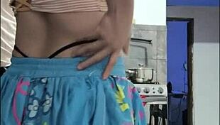 I fantasize about fucking my stepsister with a big cock after seeing her in that sexy skirt, then I masturbate.