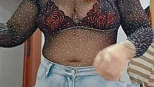 Doing a live stream with shorts stuffed in the ass