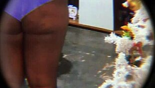 Hidden Camera Catches Religious Neighbor's Huge Ass In Homemade Latina Scene!