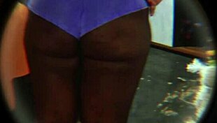 Hidden Camera Catches Religious Neighbor's Huge Ass In Homemade Latina Scene!