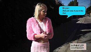 Blond supermodel Sky Pierce får den intenst som aldrig før