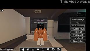 Perrita gringa quiere sexo en roblox!