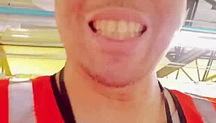 Amsr Walking Around During Work Break