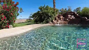 Nina Rivera Eats Sully Savage's Pussy Underwater in Pool