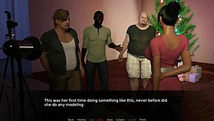 zoey unwraps her christmas gift