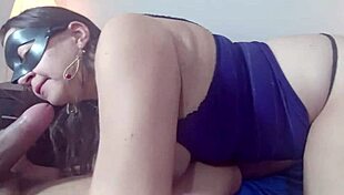 Busty Latina Stepmom Sucks Cock and Rides in Mexico