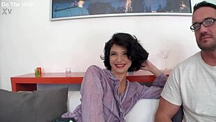 Cum Thirsty Wife Lina Arian Embarrasses Her Shy Cuckold Husband