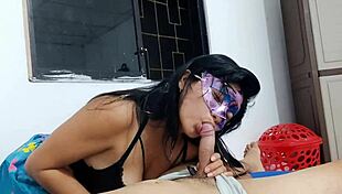 Hot latina fucks me and makes me cum she gets the last drop of semen out of me the whore