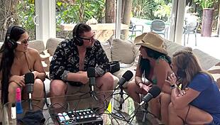 cruzn with abi james and sunni daize, dirty talk group swinging with milf cougars.