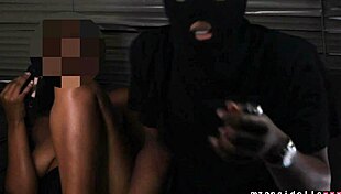 Ebony Babe Spreading Pussy