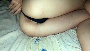 Playing with my tight little ass in a casual solo session