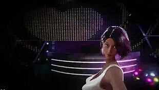 dancing funk moves on the floor