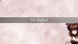 Submissive brunette is tied up and used in a rough double session. She gags on big cocks and swallows cum eagerly.