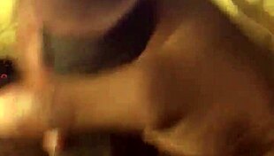 Morning wood play with big black cock in early session