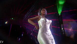 dancing funk moves on the floor