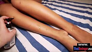 Real Thailand Gogo Chick Gets Creampied Hard