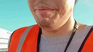 Amsr Walking Around During Work Break