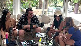 cruzn with abi james and sunni daize, dirty talk group swinging with milf cougars.