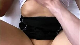 petite big tits girl gets missionary pounding after school