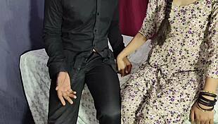 Desi bhabhi is fucking her husband in the bedroom, and he cums inside her pussy 😍