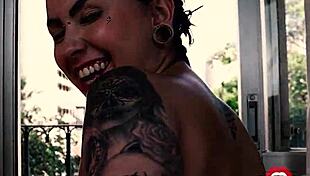 essa pawg deepthroats hairy pussy in pov