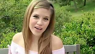 Teen Topanga In Nice Dress At Park