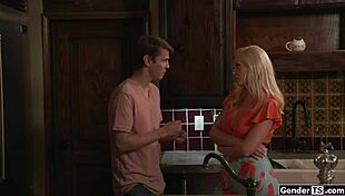 so this trans threesome is happening tonight with bareback action.