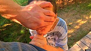 Horny Stepsister Rubs Panties, Achieves Powerful Cumshot