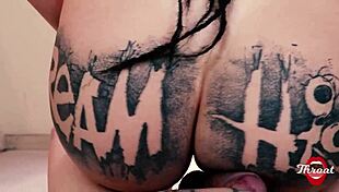 essa pawg deepthroats hairy pussy in pov