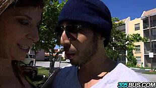 Sara jay's huge ass fucked on the bus