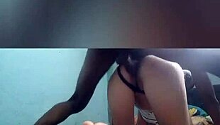 In California, a sexy wife cheats with her lover's big black cock while her cuckold husband watches.