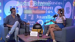 8 orgasms from migrant essence latina with big ass ends deepthroating on juan bustos podcast