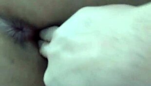amateur gets finger inserted in ass and pussy!