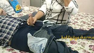 Young Slutty Step Sister Sucks Cock in Front of Friends!