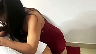 watch this guy fucking a shemale with a big dick