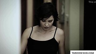 Innocent babysitter virgin teen 18+ gets fucked by old man in roleplay