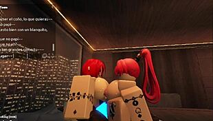 Two White Women In Interracial Group With Ebony Allure