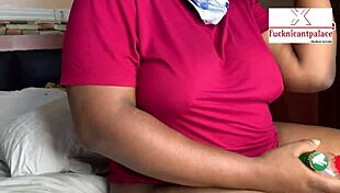 Stepmom Chubby Ebony Squirts During Bbc Hardcore Sex Full Video On Red Sheer