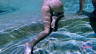 Nina Rivera Eats Sully Savage's Pussy Underwater in Pool