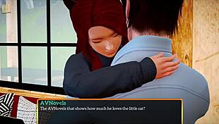 Big ass teen plays intriguing family game with redhead